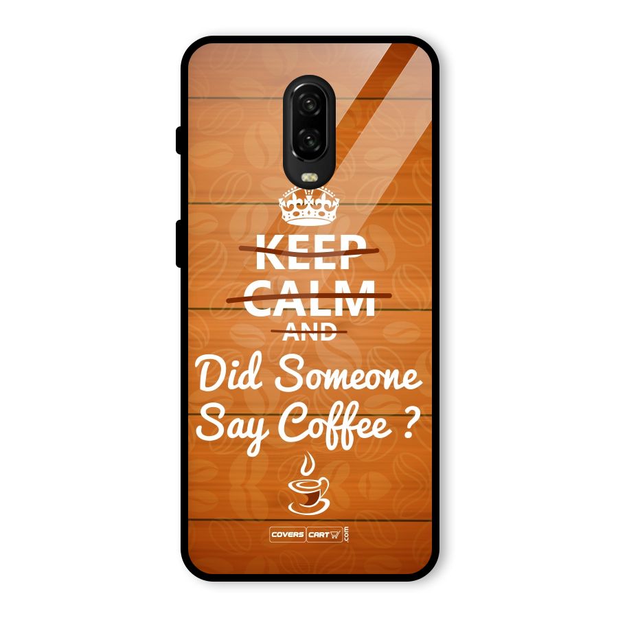 Coffee Ardour Glass Back Case for OnePlus 6T