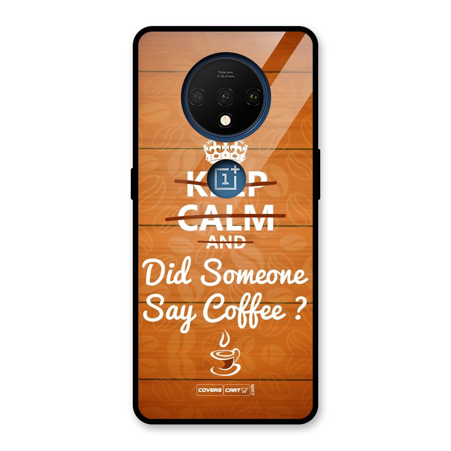 Coffee Ardour Glass Back Case for OnePlus 7T