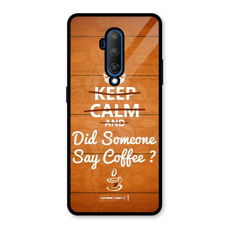 Coffee Ardour Glass Back Case for OnePlus 7T Pro