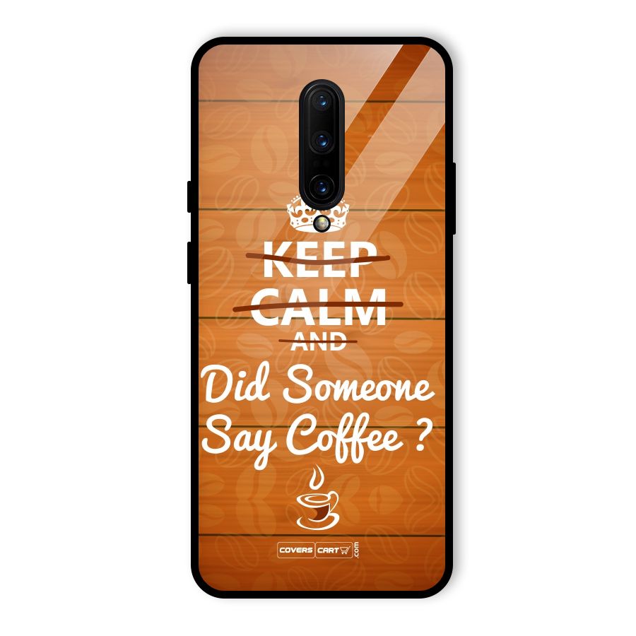 Coffee Ardour Glass Back Case for OnePlus 7 Pro