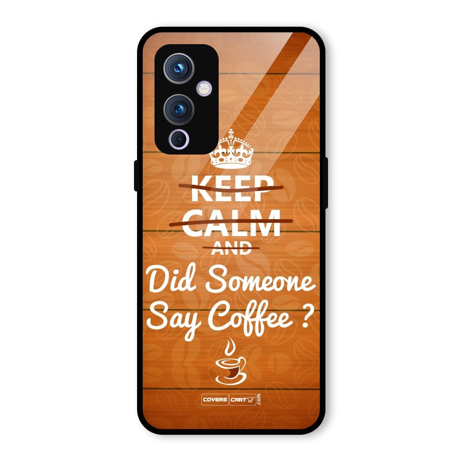 Coffee Ardour Glass Back Case for OnePlus 9