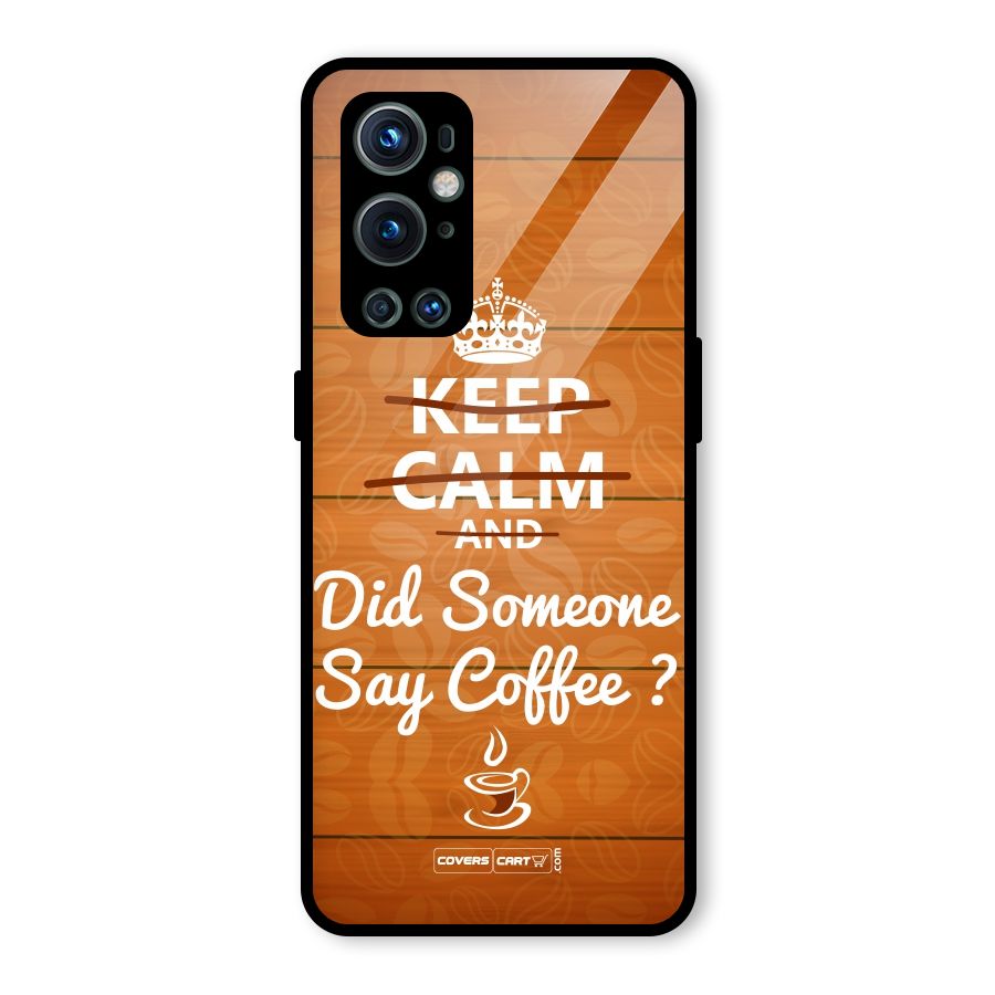 Coffee Ardour Glass Back Case for OnePlus 9 Pro