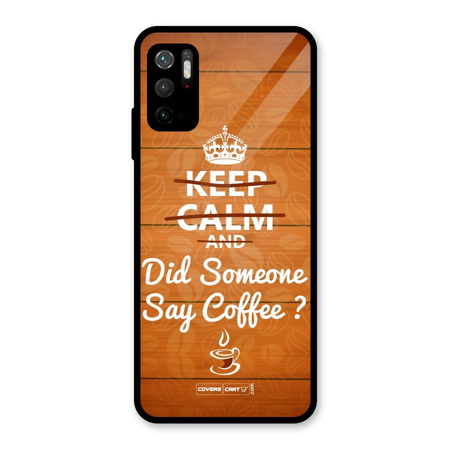 Coffee Ardour Glass Back Case for Poco M3 Pro 5G