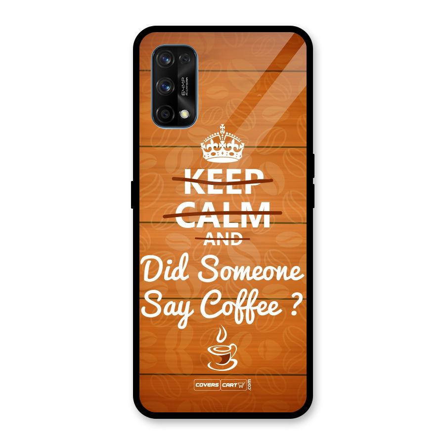Coffee Ardour Glass Back Case for Realme 7 Pro