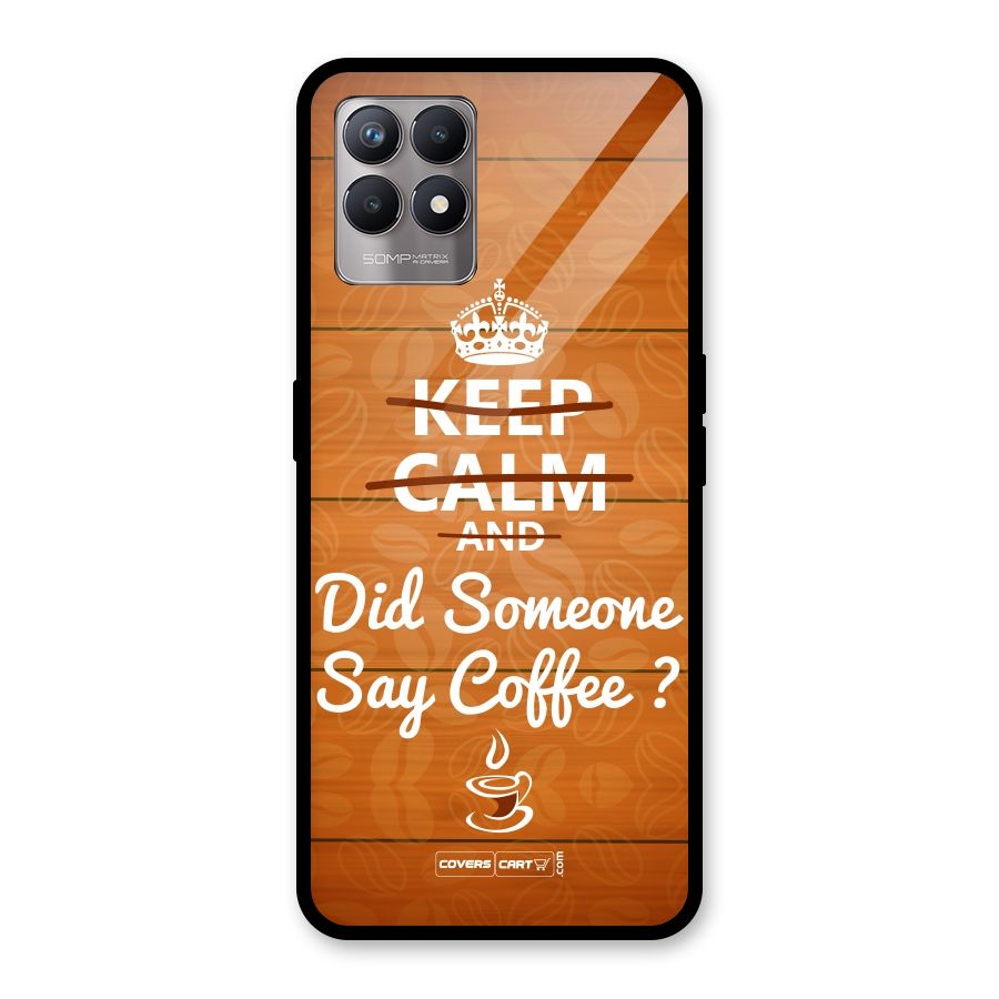 Coffee Ardour Glass Back Case for Realme Narzo 50