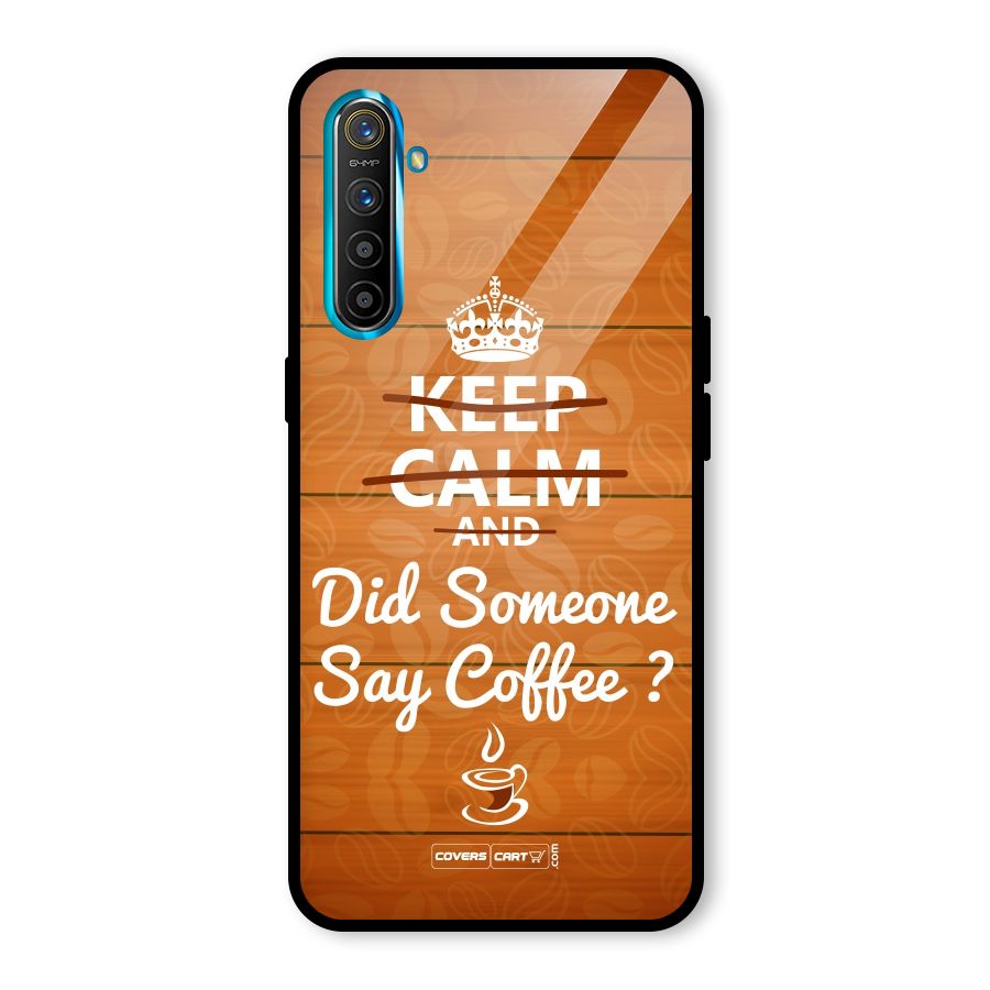 Coffee Ardour Glass Back Case for Realme X2