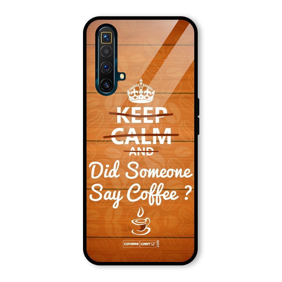 Coffee Ardour Glass Back Case for Realme X3 SuperZoom