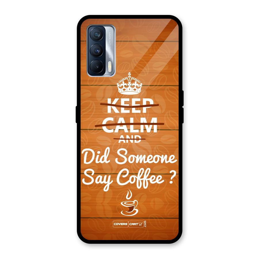 Coffee Ardour Glass Back Case for Realme X7