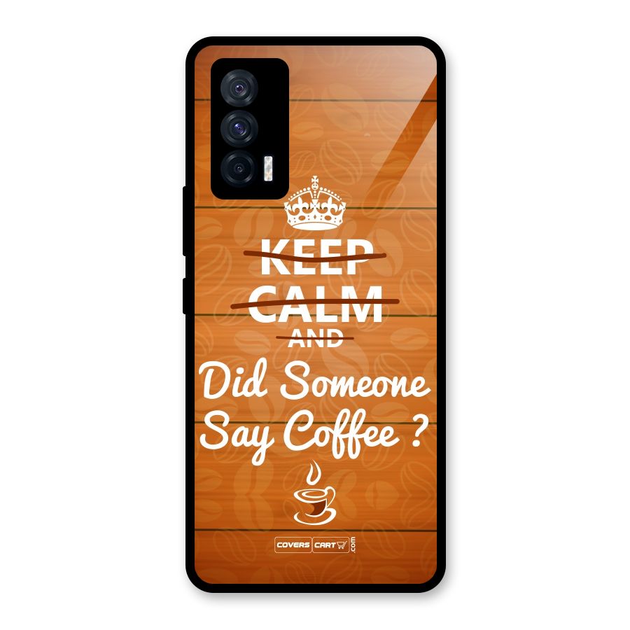 Coffee Ardour Glass Back Case for Vivo iQOO 7 5G