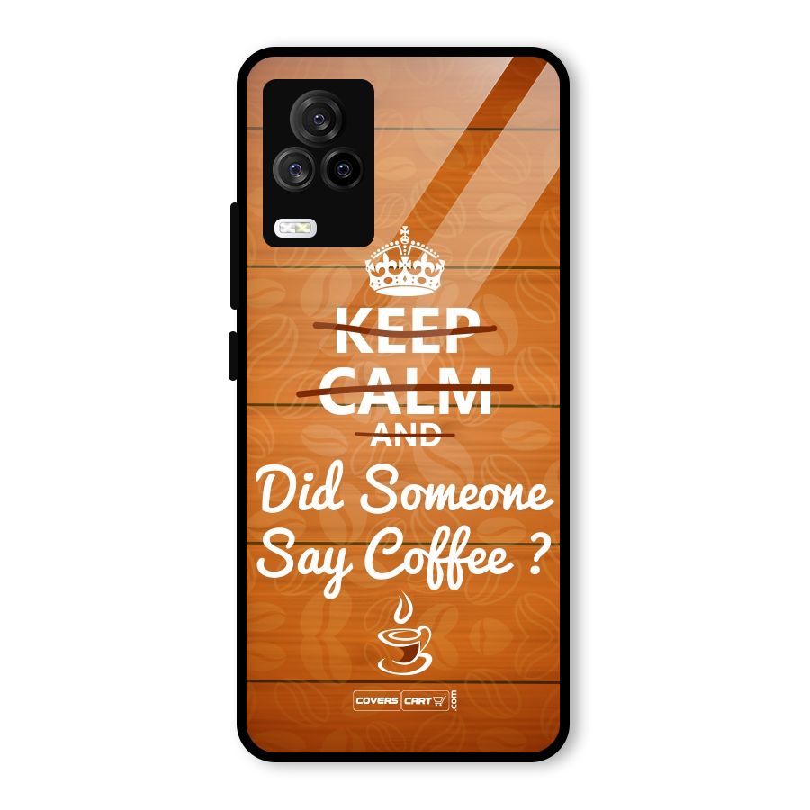 Coffee Ardour Glass Back Case for Vivo iQOO 7 Legend 5G