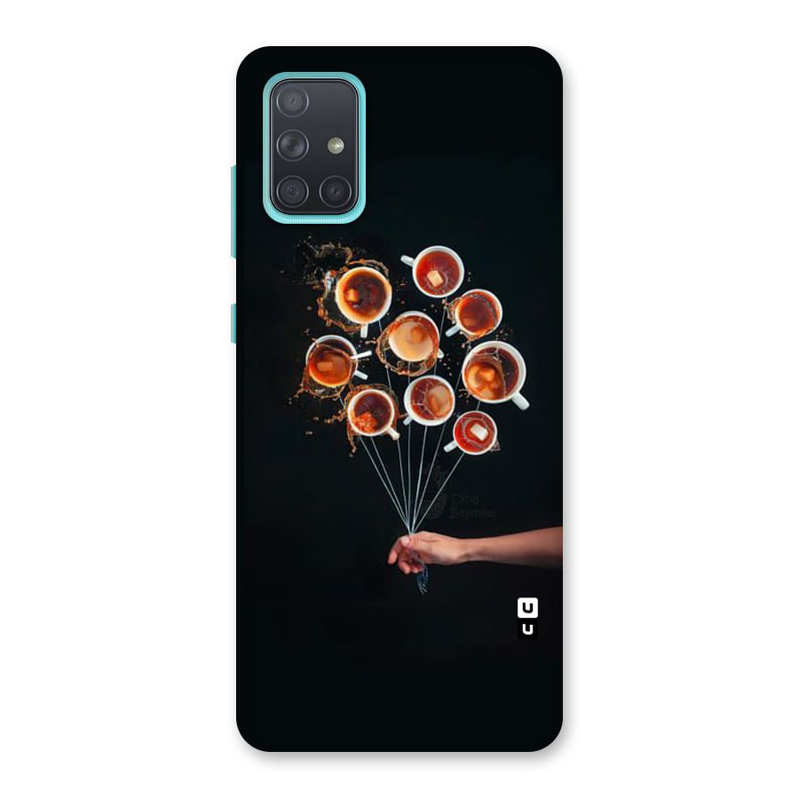 Coffee Balloon Back Case for Galaxy A71