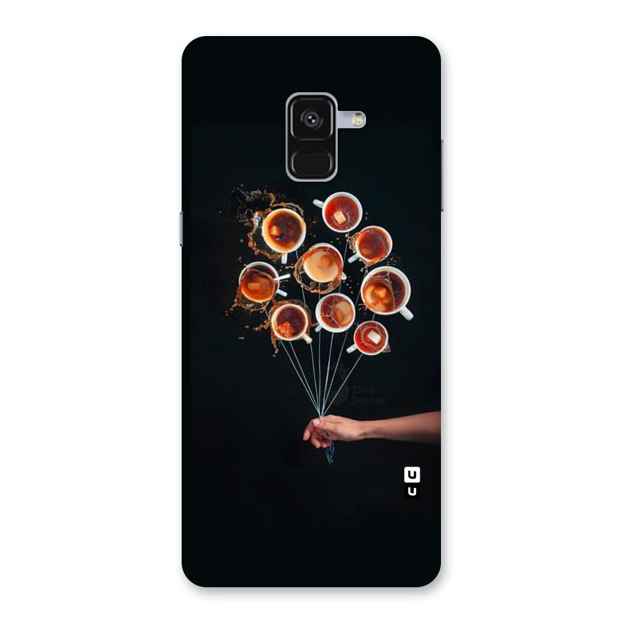 Coffee Balloon Back Case for Galaxy A8 Plus