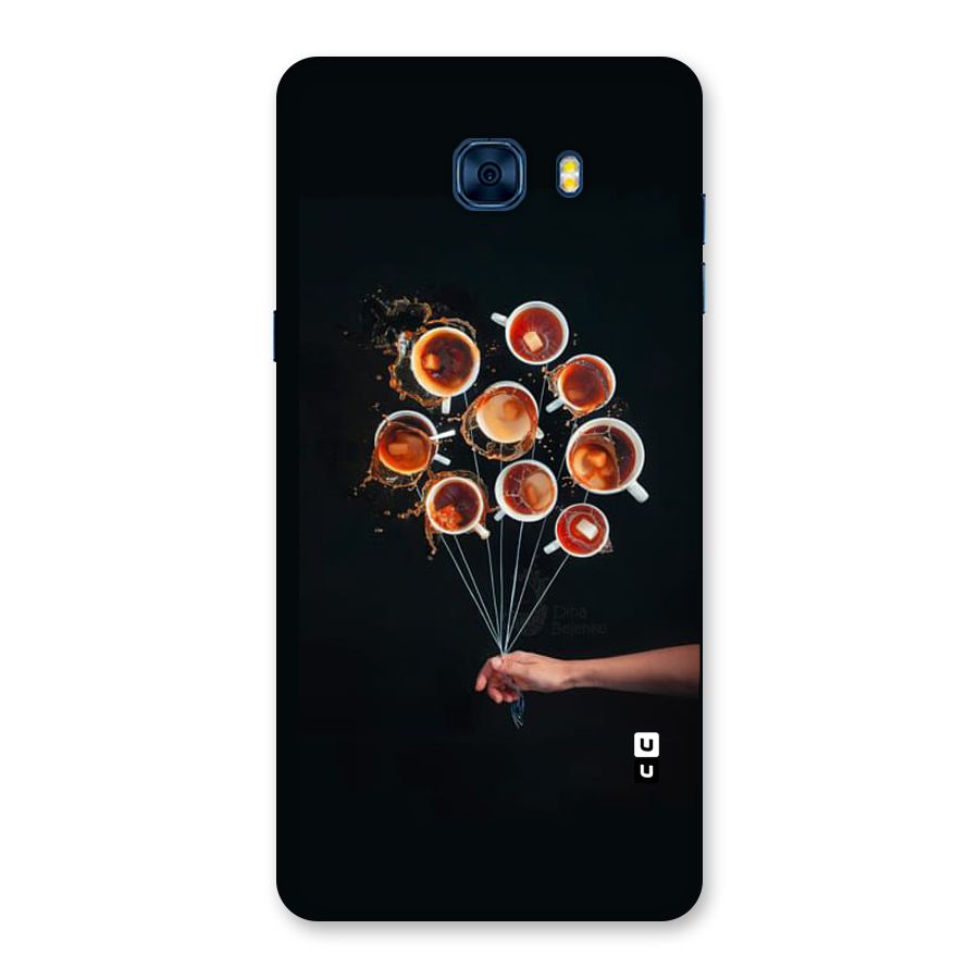 Coffee Balloon Back Case for Galaxy C7 Pro