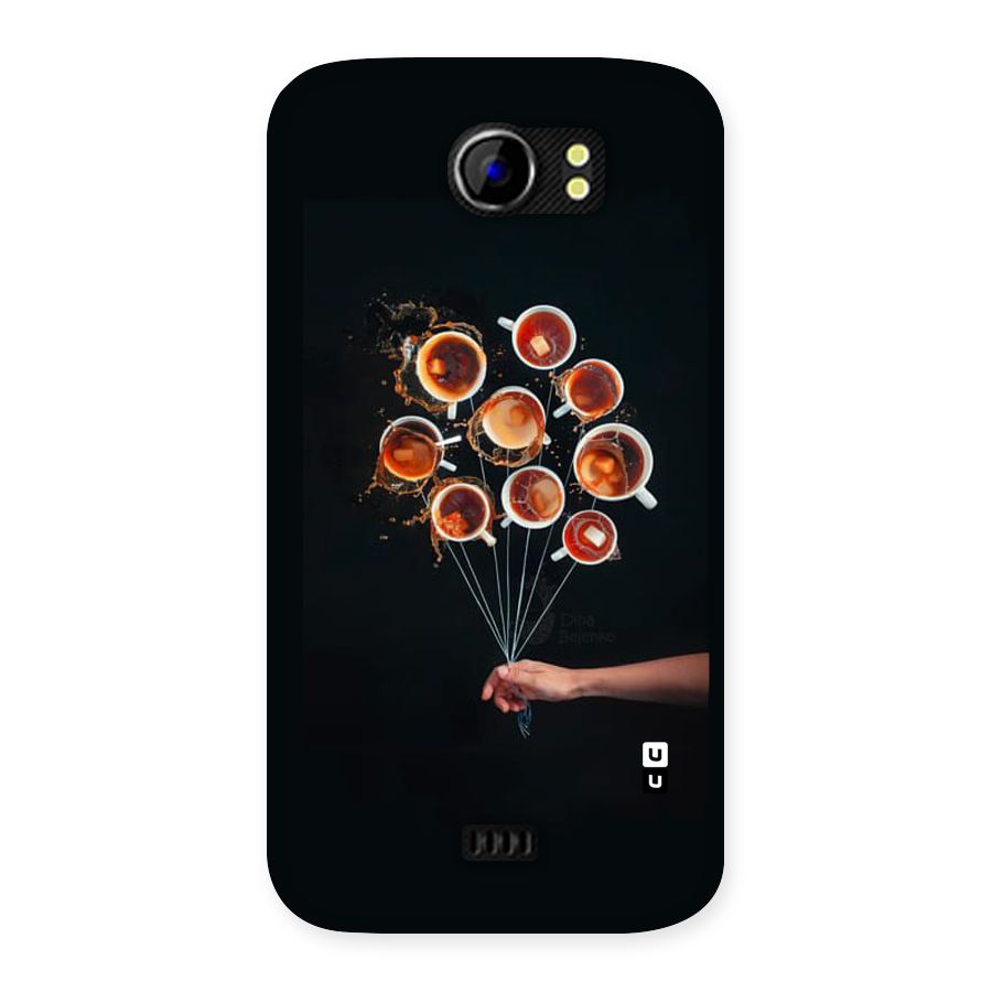 Coffee Balloon Back Case for Micromax Canvas 2 A110