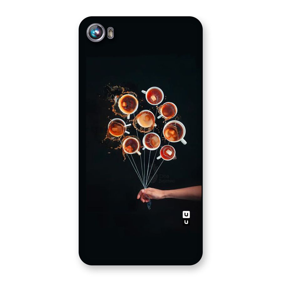 Coffee Balloon Back Case for Micromax Canvas Fire 4 A107