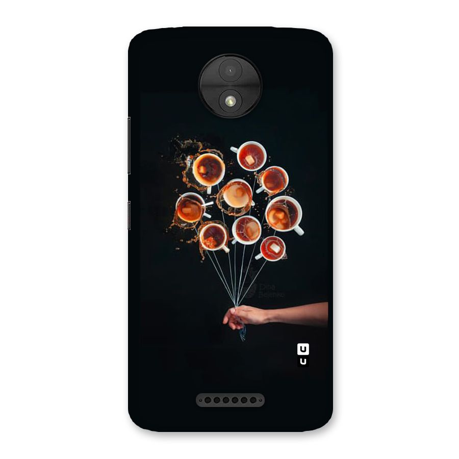 Coffee Balloon Back Case for Moto C