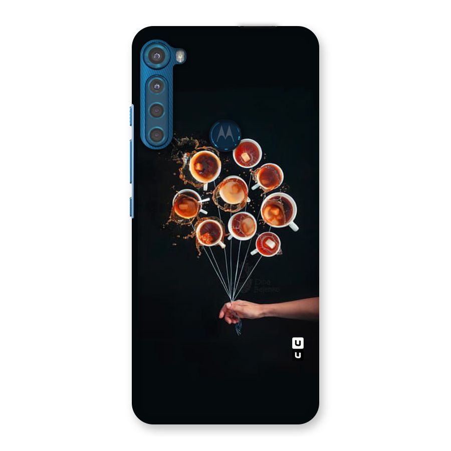 Coffee Balloon Back Case for Motorola One Fusion Plus
