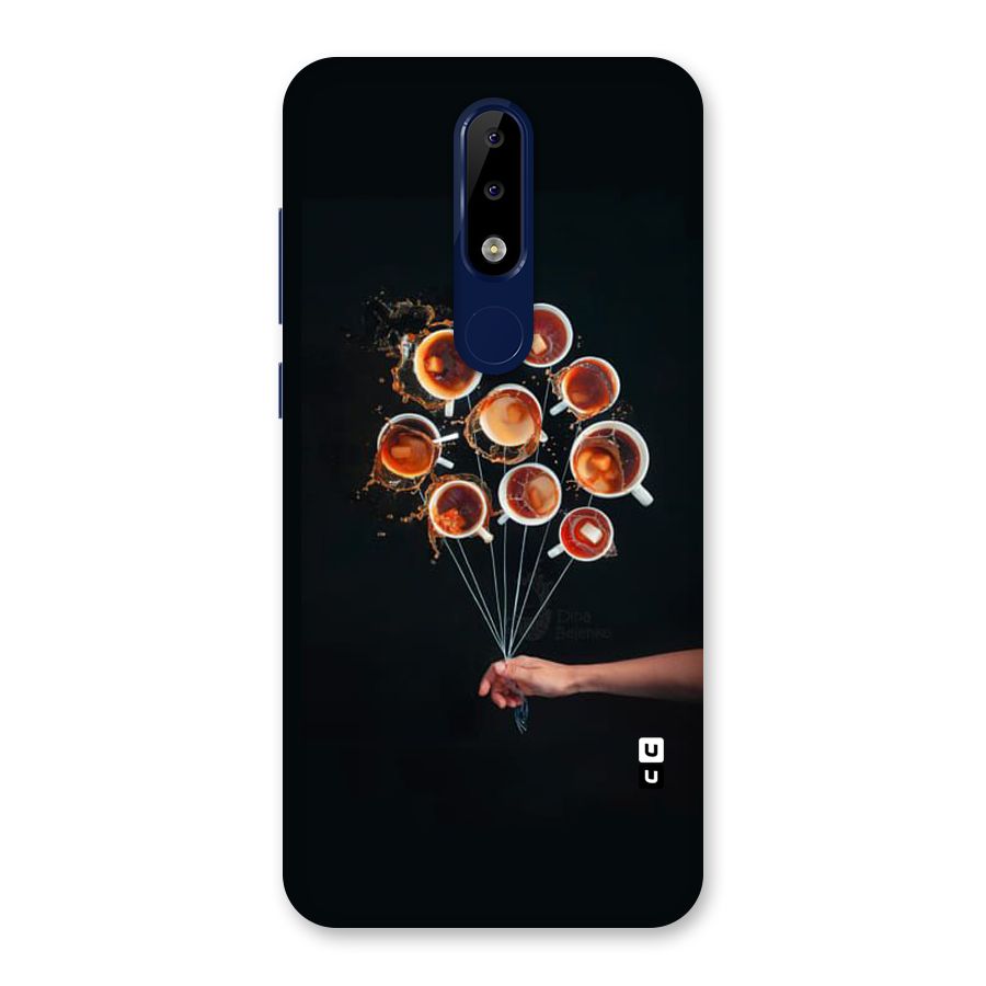 Coffee Balloon Back Case for Nokia 5.1 Plus