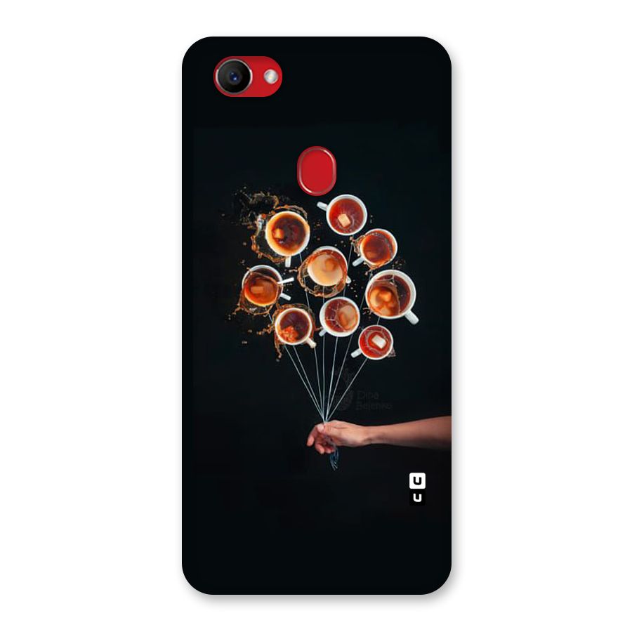 Coffee Balloon Back Case for Oppo F7