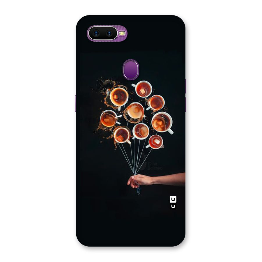 Coffee Balloon Back Case for Oppo F9