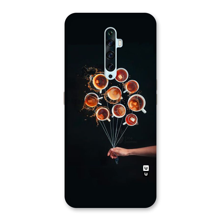 Coffee Balloon Back Case for Oppo Reno2 F