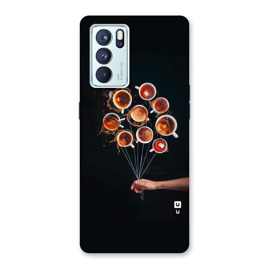 Coffee Balloon Back Case for Oppo Reno6 Pro 5G