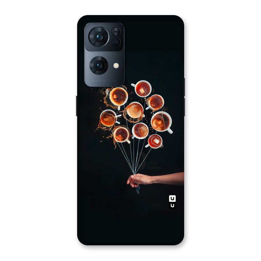 Coffee Balloon Back Case for Oppo Reno7 Pro 5G