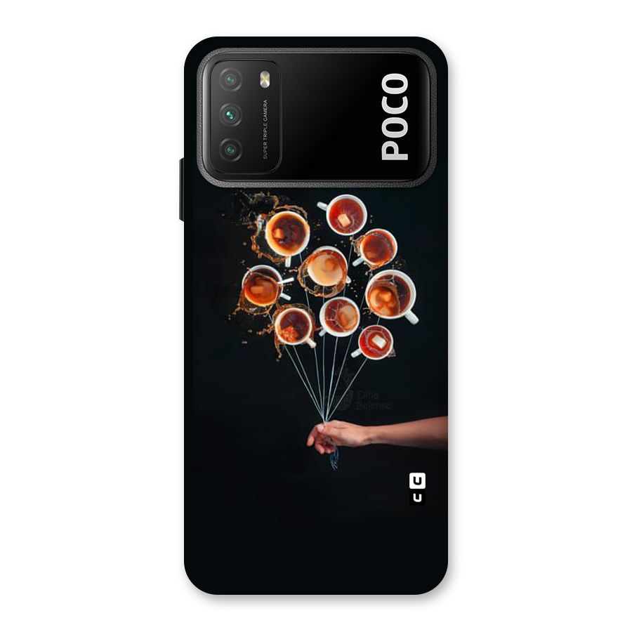 Coffee Balloon Back Case for Poco M3