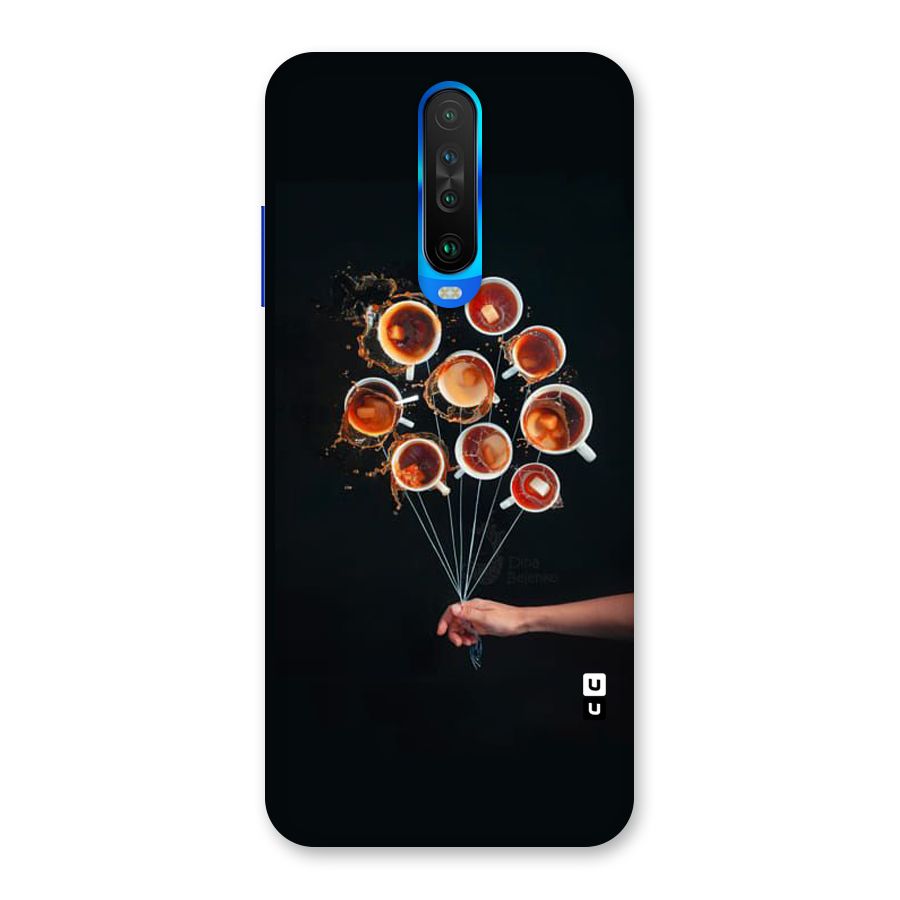 Coffee Balloon Back Case for Poco X2