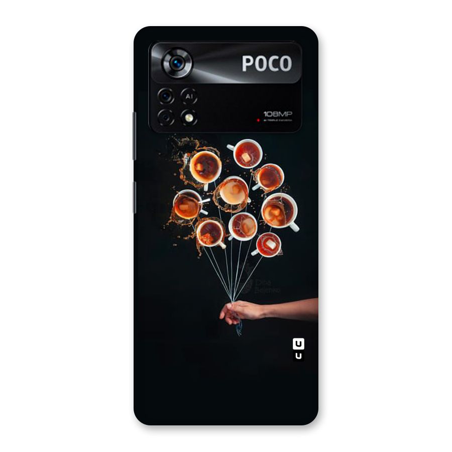 Coffee Balloon Back Case for Poco X4 Pro 5G