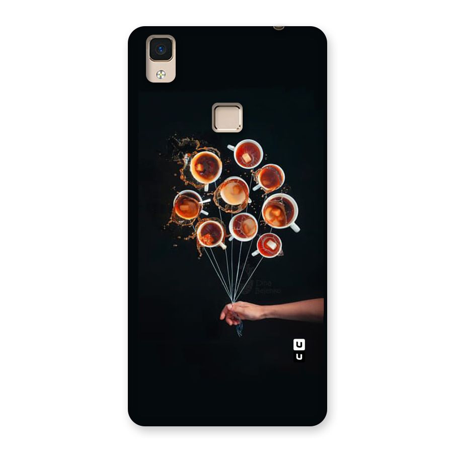 Coffee Balloon Back Case for V3 Max
