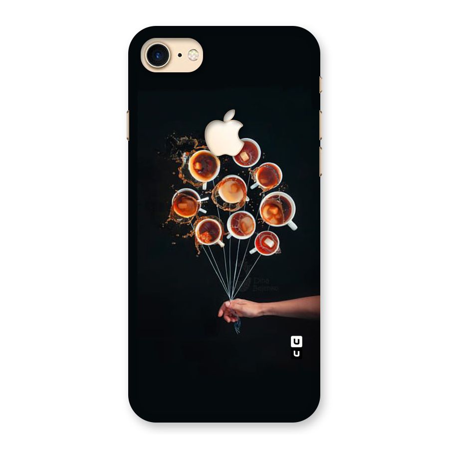 Coffee Balloon Back Case for iPhone 7 Apple Cut