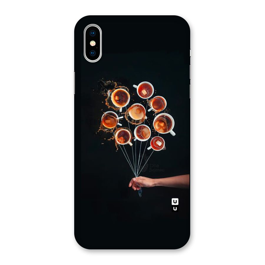 Coffee Balloon Back Case for iPhone XS