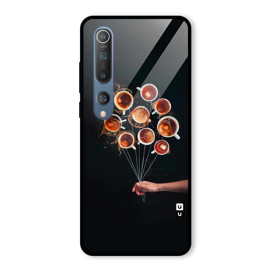 Coffee Balloon Glass Back Case for Mi 10