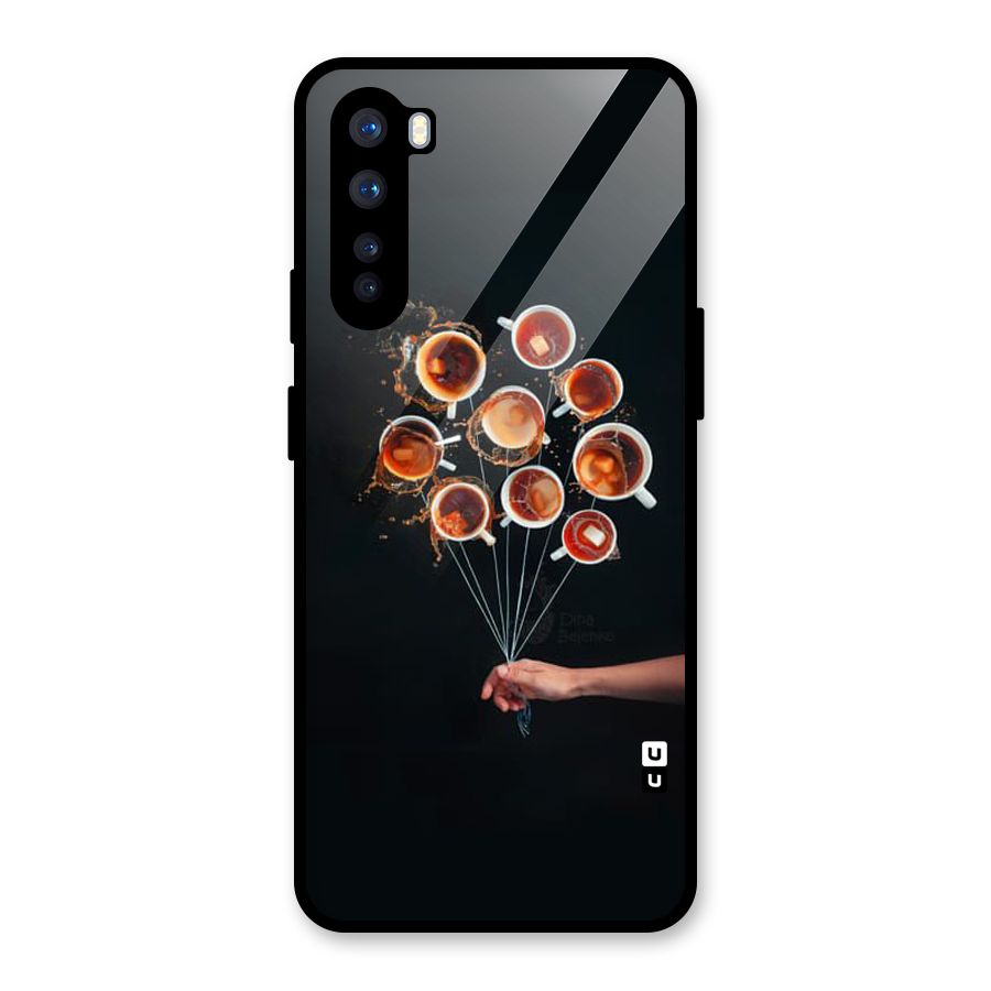 Coffee Balloon Glass Back Case for OnePlus Nord