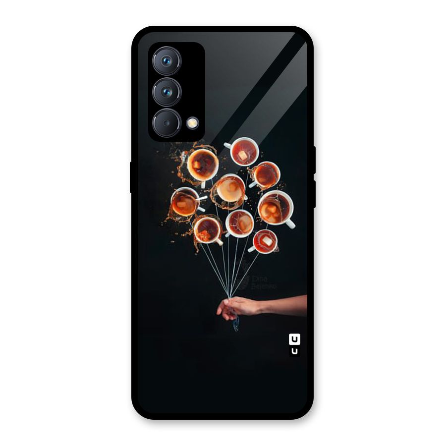 Coffee Balloon Glass Back Case for Realme GT Master Edition