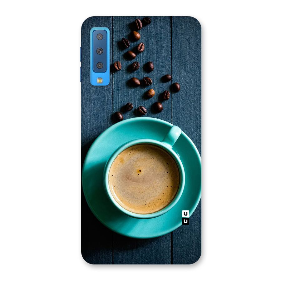 Coffee Beans and Cup Back Case for Galaxy A7 (2018)