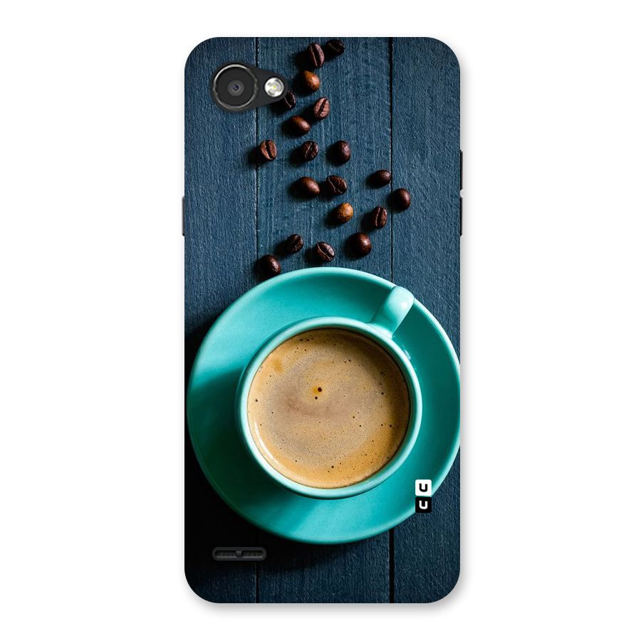 Coffee Beans and Cup Back Case for LG Q6