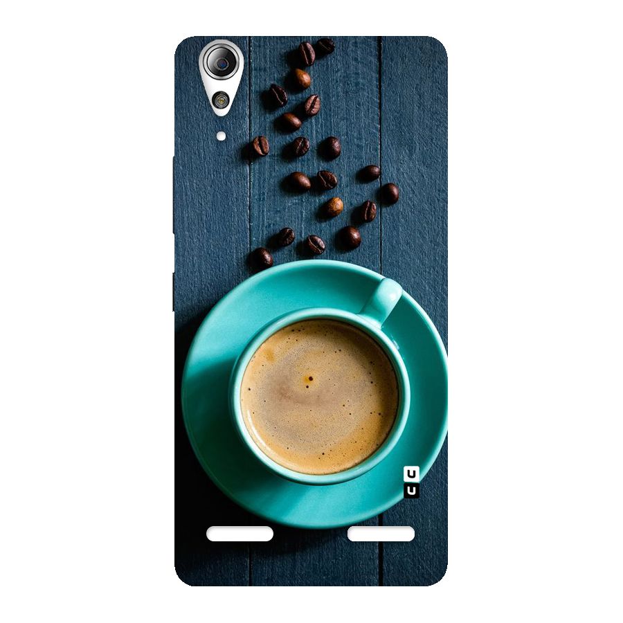 Coffee Beans and Cup Back Case for Lenovo A6000 Plus