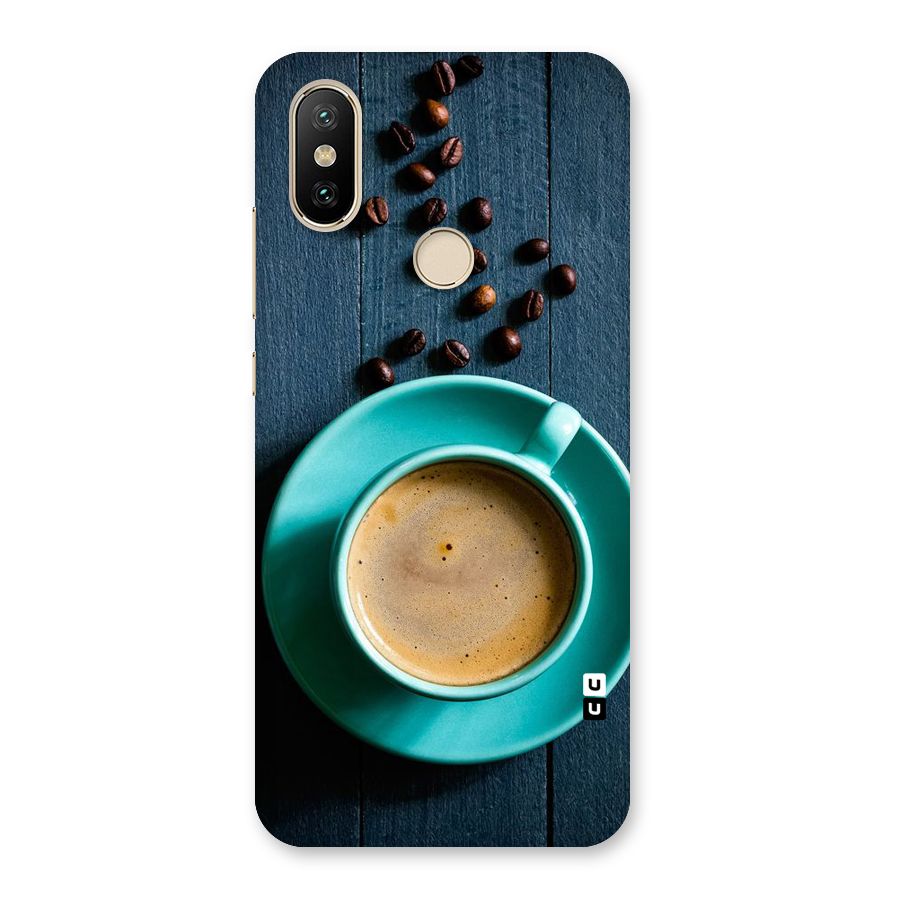 Coffee Beans and Cup Back Case for Mi A2