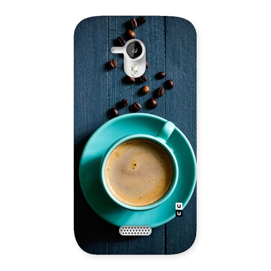 Coffee Beans and Cup Back Case for Micromax Canvas HD A116