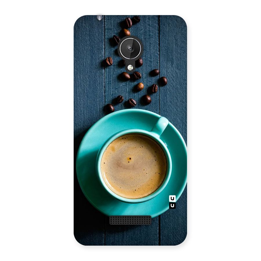 Coffee Beans and Cup Back Case for Micromax Canvas Spark Q380