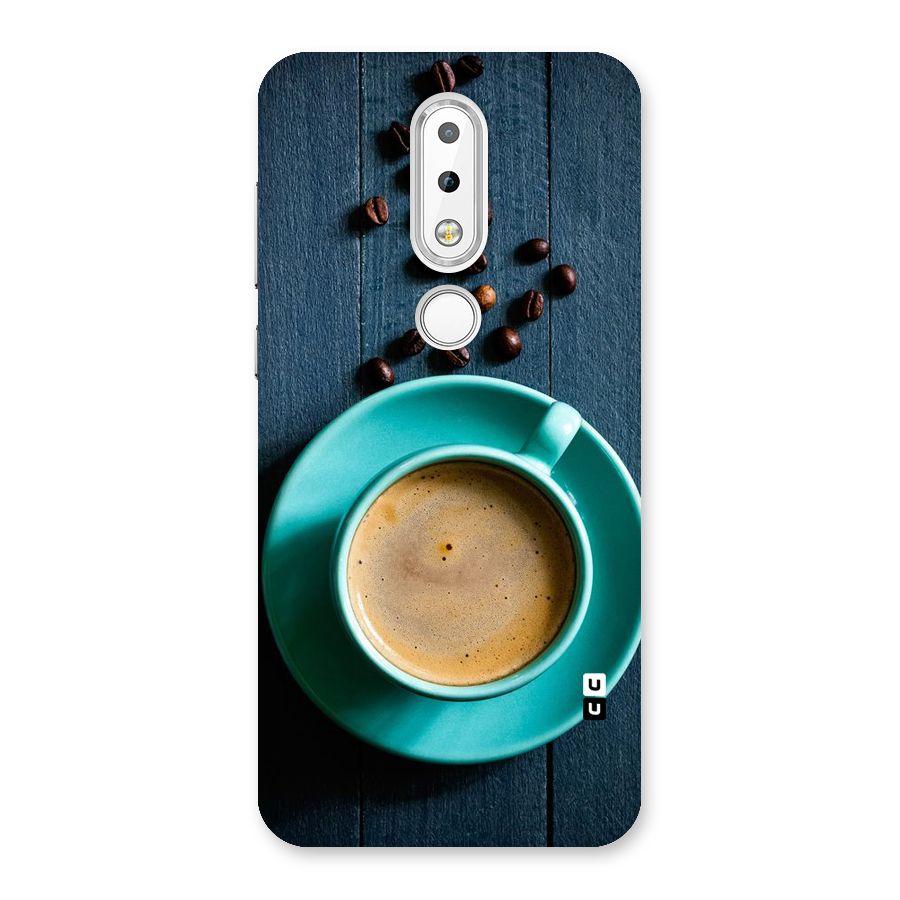 Coffee Beans and Cup Back Case for Nokia 6.1 Plus