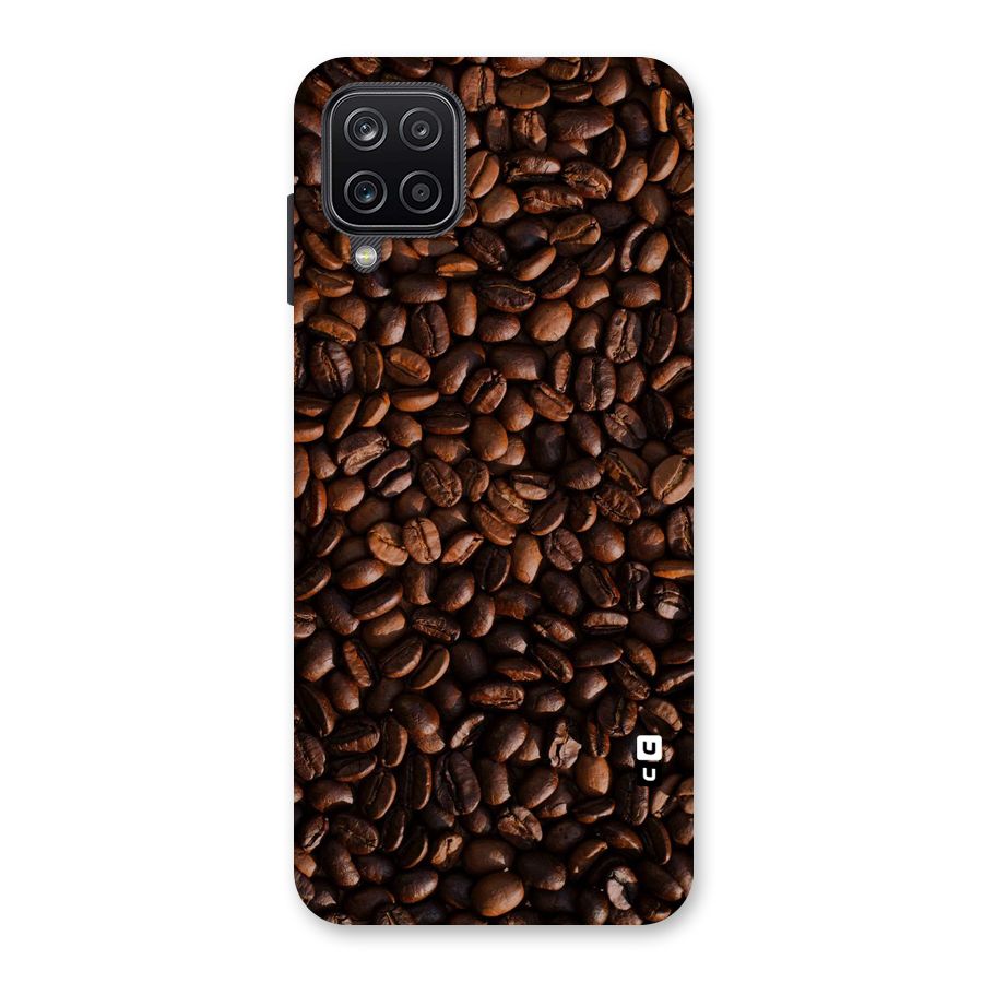 Coffee Beans Scattered Back Case for Galaxy A12