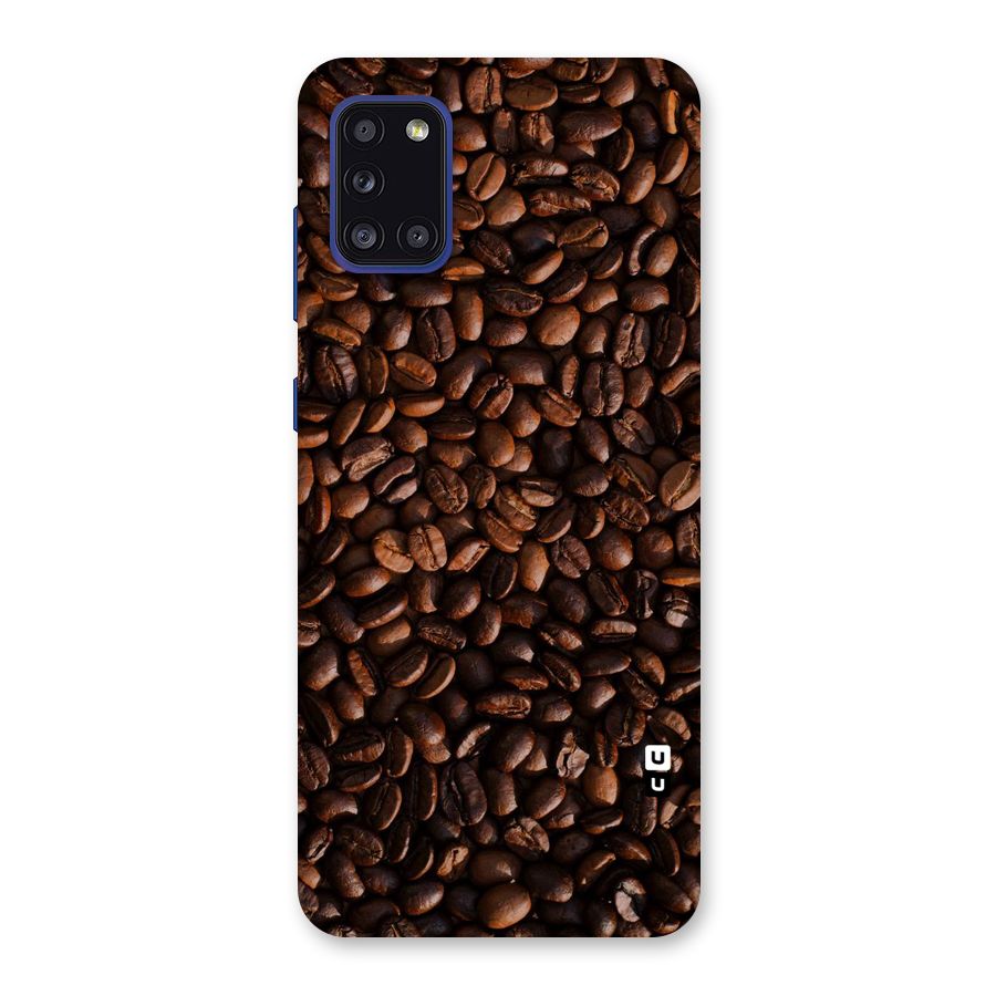 Coffee Beans Scattered Back Case for Galaxy A31