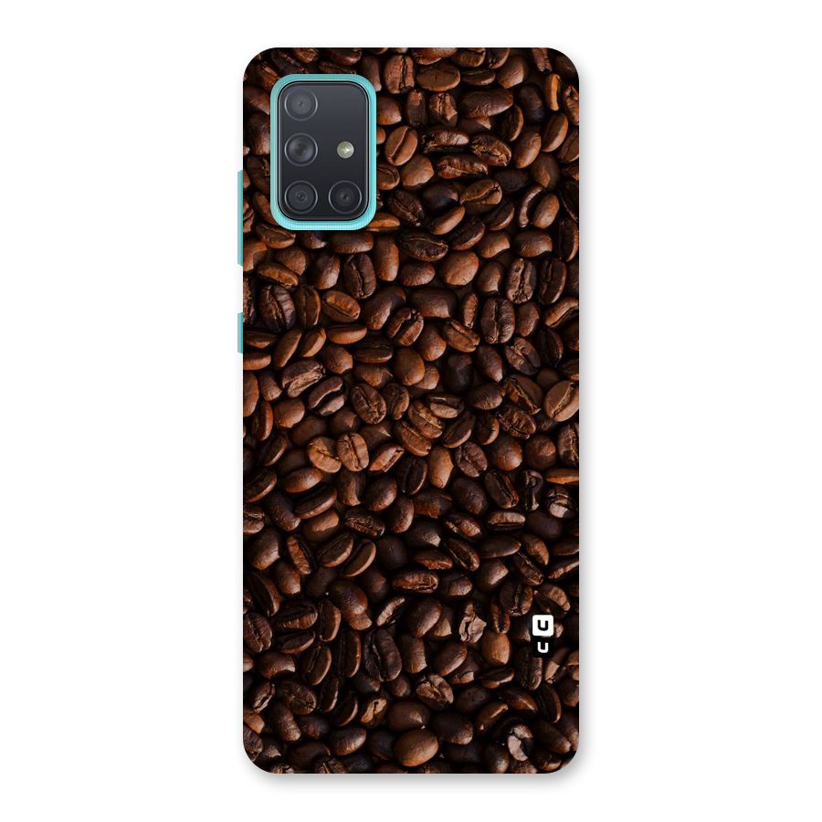 Coffee Beans Scattered Back Case for Galaxy A71