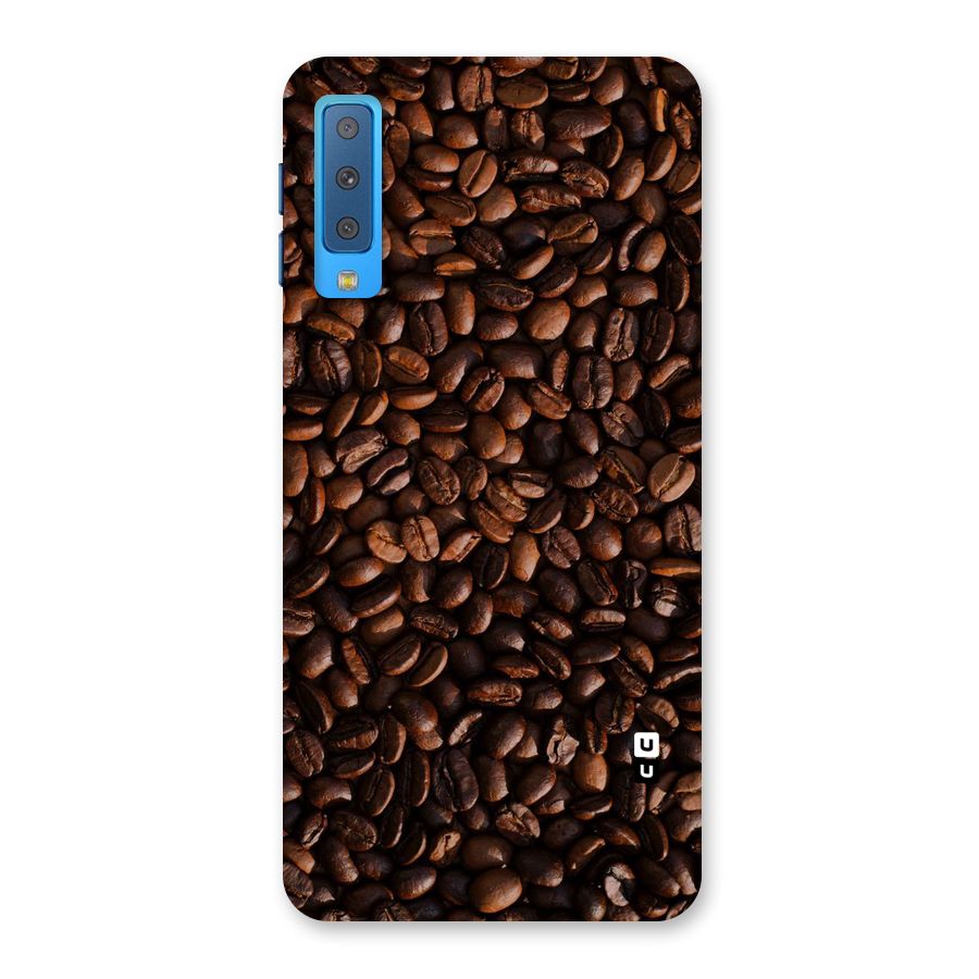 Coffee Beans Scattered Back Case for Galaxy A7 (2018)