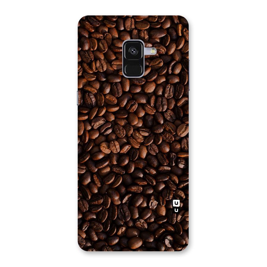 Coffee Beans Scattered Back Case for Galaxy A8 Plus