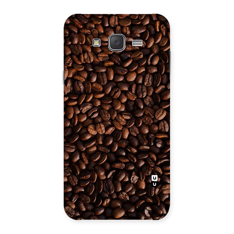 Coffee Beans Scattered Back Case for Galaxy J7
