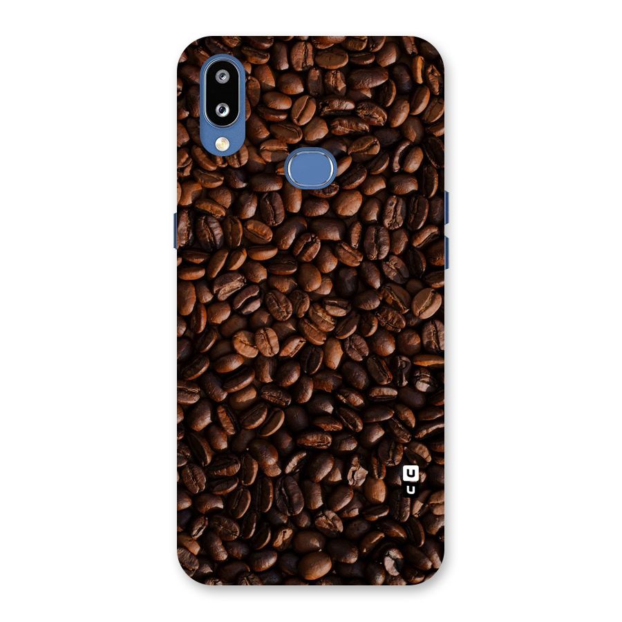 Coffee Beans Scattered Back Case for Galaxy M01s
